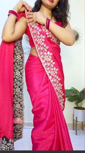 25K views · 279 reactions | 1 Minute Saree Draping Challenge  #beautynstyle #sareedraping | Beauty n Style | Facebook