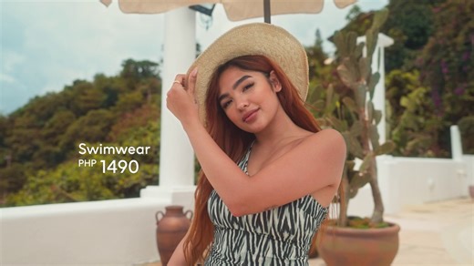 Stand out in this all-over print swimsuit on Andrea Brillantes from the Tropical Essentials Autumn Collection! Need more styling? Pair it with shorts. 😉 #HMforALL #TropicalEssentialsforBlythe Get the full collection in this payday week in stores and online:https://hm.info/61874XYZ7 | H&M