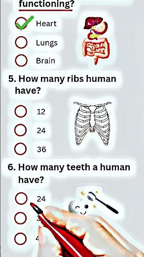 🧠 Anatomy Trivia Challenge! Are You a Genius? 🏆 90 % students fail 😔