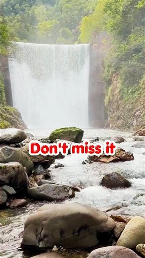 Waterfall to River in Seconds 😲 Nature’s Hidden Transition, #Shorts