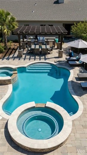 Luxury Backyard Setup Transformation #backyardtransformation #quiz #pyramidsofegypt #pool #shorts