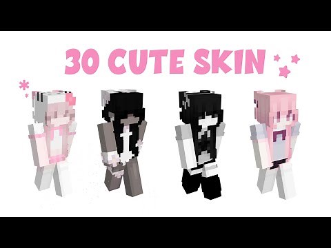 Kawaii & cute minecraft skins for girls ⁎⁺˳ ✧🐰