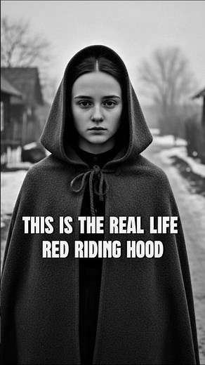 This is the real life red riding hood #realstory #redridinghood
