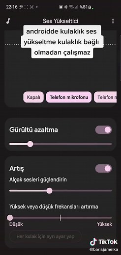 Android Kulaklık Sesi Yükseltme ve Ayarları - Play Store Rehberi