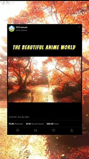 THE BEAUTIFUL ANIME WORLD 😯❤️ #anime #animeworld #beautiful