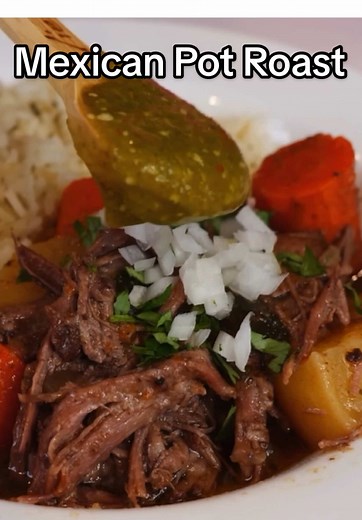 Easy Mexican Style Pot Roast Recipe