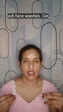 5 best gentle cleansers for normal combination dry and sensitiveskin !#viralshorts