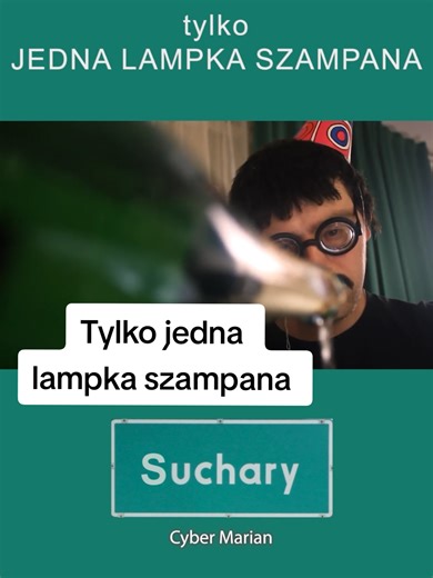 Tylko jedna lampka szampana - radosne chwile z sąsiadem