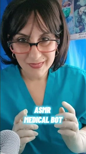 ASMR medical AI ROBOT NURSE out now relaxing #roleplay #asmrchannel #horror