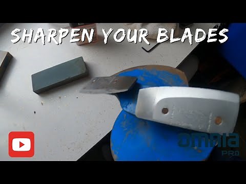 How to sharpen Ice auger blades!