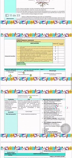 Planeación Didáctica para Semanas 29 a 31 en Primaria