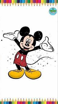 Mickey Mouse Drawing Shorts || #mickeymouse #mickey