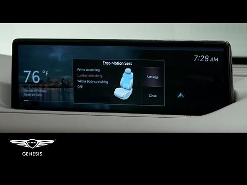 Ergo Motion Seat | Genesis GV70 | How-To | Genesis USA