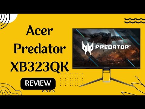 Acer Predator XB323QK: Redefining Gaming Immersion! In-Depth Monitor Review & Display Analysis