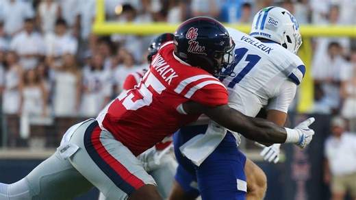 How 'wild' chain-snatch incident started off Ole Miss football domination of Georgia State