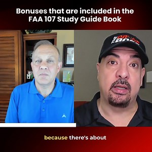 What are the bonuses that are included in the FAA 107 Study Guide book? Check this out! #dronebusiness #dronecommandlive #droneboss #skyeyenetwork #businessowner #drones #photography #entrepreneur #videography #businessowner #future #dji #photographer #technology #sky | The Drone Boss