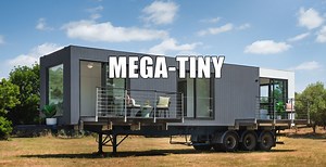 This Mobile Home Sits on a Heavy-Duty Commercial Trailer And Is Anything but Tiny