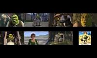 Mix of 8 videos from youtube : THE WHOLE SHREK MOVIE IN ONE MINUTE