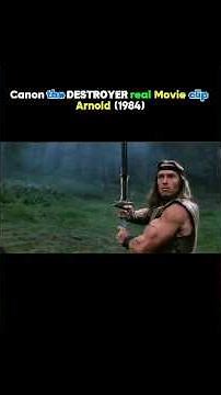 Arnold Schwarzenegger Sword Scene ⚔️ | Conan The Destroyer Real Movie Clip vs Acting
