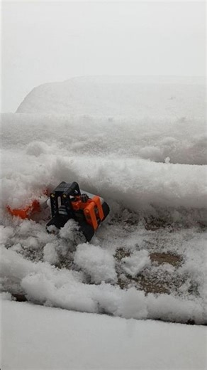 How to Drive a Lego Snow Blower #cartoon #lego #legostopmotion #winter #snow