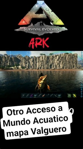 Another exit from the Underwater World on the ARK map #ark #gamers #gameplay #dinos