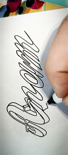 3D Writing Master #calligraphy #art