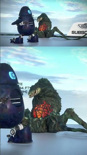 alien probe with Biolante