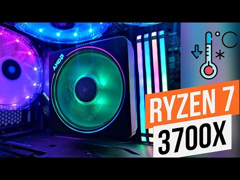 Ryzen 7 3700x Stress Test and gaming benchmark using stock cooler AMD Wraith Prism