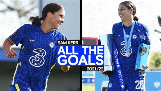 Sam Kerr: 2021/22 WSL Golden Boot Winner! | All The Goals