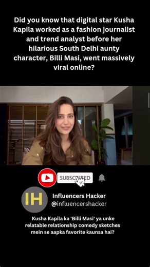 Kusha Kapila's Journey From Fashion Journalist to Content Queen! 🎭