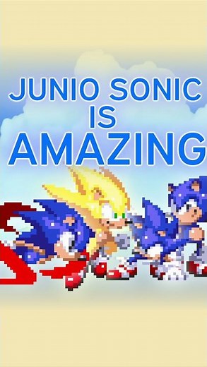 I LIKE THESE NEW JUNIO SUPER SONIC SPRITES! ✨ Junio Sonic Re-Done IS AMAZING! ✨ Sonic 3 A.I.R. Mods