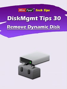 Remove Dynamic Disk in Windows Disk Management