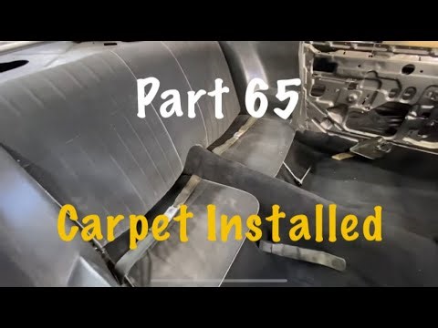1977 Chevy Camaro Restoration. Part 65. Carpet installed.