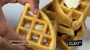 Chef JJ shows us why breakfast is the most important meal of the day! 😋 On the menu? A spiced brown rice porridge and brown rice waffles! ☀️ Catch an all-new #JustEats with Chef JJ Wednesday at 9/8c! | My CLEOTV