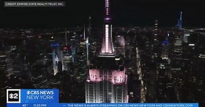 Empire State Building lights up in pastel colors for Easter