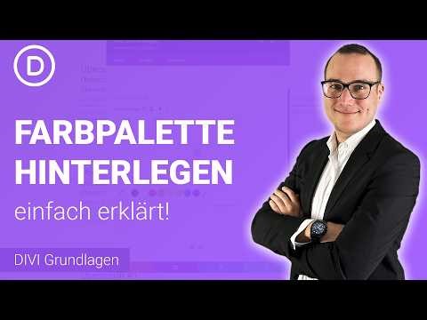EIGENE FARBPALETTE hinterlegen einfach erklärt | Lerne DIVI ✅