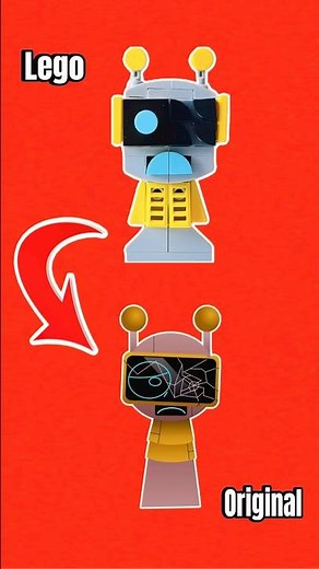 LEGO Sprunki Fun Bot Phase 2 Build in 30 Seconds! ✨🧱 | Epic Transformation 🚀🎶 #shorts