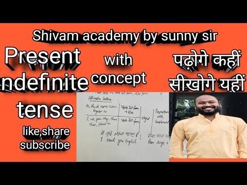 Present indefinite tense #englishgrammar