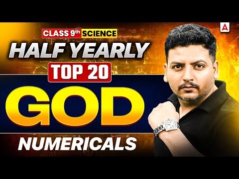 Class 9 Science Top 20 Most Important Numericals | Half Yearly Exam 2025-26 | By Raghvendra Sir