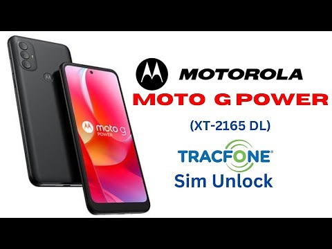Moto G Power (XT-2165 DL) Network Unlock + Activation || XT-2165 tracfone Sim lock