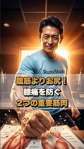 【RUN学】膝を守る最強の防具！市民ランナー必須の最小限筋トレ #膝痛 #筋トレ #ランニング