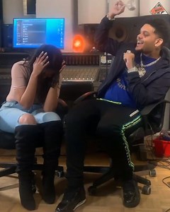 Did Smokepurpp really just break a glass on her head?! | All Def Music