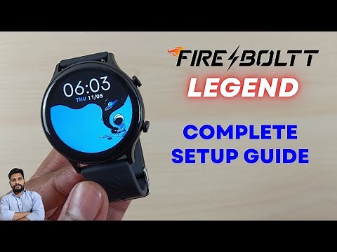 Fire-Boltt Legend Smartwatch Full Setup Guide