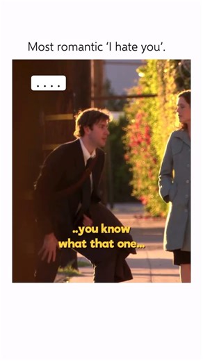 edit with movie 🎥 on Instagram: "❤️‍🔥 Interesting Fact: The Office — The relationship between Jim and Pam, affectionately known as “Jam” by fans, is one of television’s most celebrated slow-burn romances. Their dynamic was heavily defined by the use of practical jokes, or “pranks,” with Jim often being the instigator. The iconic “I hate you” line delivered by Pam in this scene, after anticipating a serious romantic moment only for Jim to tie his shoe, perfectly encapsulates their playful, genu