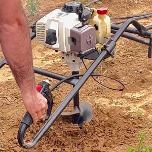 दुनिया कि बेहतरीन गढ़ा खोदने कि मशीन Earth Auger Post hole digger Agriculture machine farming organic plant wire Fancing gadda khodne ki machine | Jai Hind Indian Farming