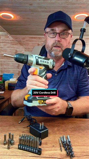 DEKO Pro Cordless Drill 20V #cordlessdrill #DIY #hometools #homerepair #treasurefinds #tiktokshopholidayhaul #spotlightfinds #TTSLevelUp #bfcm #TikTokShopBlackFriday #TikTokShopCyberMonday @Drill Wave