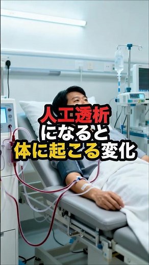 【意外と知らない】人工透析になると体に起こる変化#人工透析 #腎臓病 #糖尿病