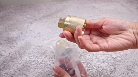 Datanly 2 Pack Forklift Connector Female, Replacement for 7141F Propane Tank Connector, 1-1/4" Female Inlet x 1/4" NPT Female Outlet, with 4 Pcs Rubber O Rings