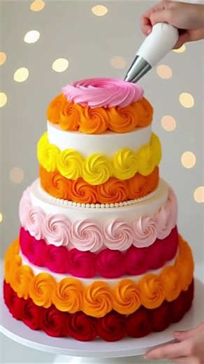 Mixing Colour Cake