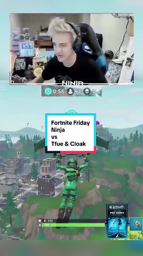 Insane Clutch: Ninja vs Tfue & Cloak — Fortnite Friday